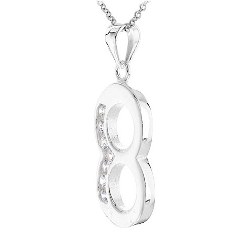 pendentif femme argent zirconium 8300484 pic2