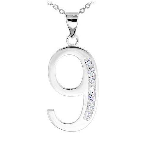 pendentif femme argent zirconium 8300485