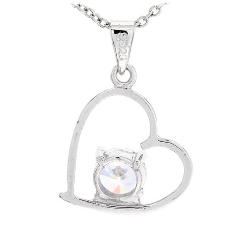 pendentif femme argent zirconium 8300487 pic3