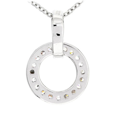 pendentif femme argent zirconium 8300489 pic3