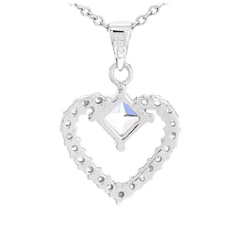 pendentif femme argent zirconium 8300491 pic3