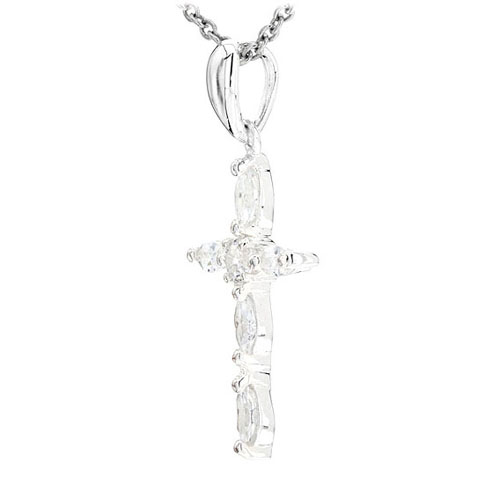 pendentif femme argent zirconium 8300492 pic2