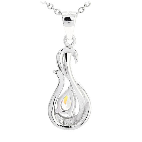 pendentif femme argent zirconium 8300495 pic3