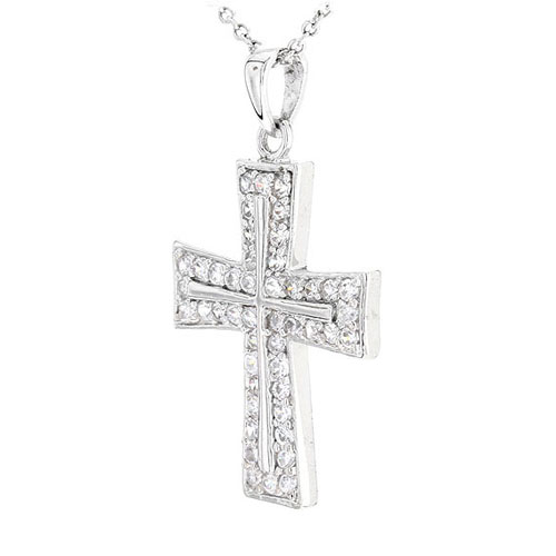 pendentif femme argent zirconium 8300496 pic2