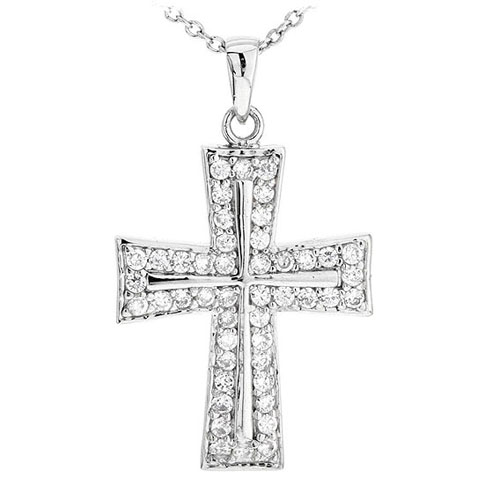 pendentif femme argent zirconium 8300496