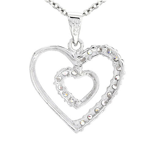 pendentif femme argent zirconium 8300499 pic3