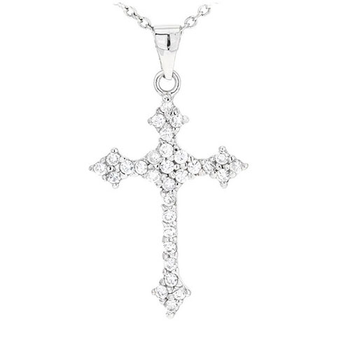 pendentif femme argent zirconium 8300504