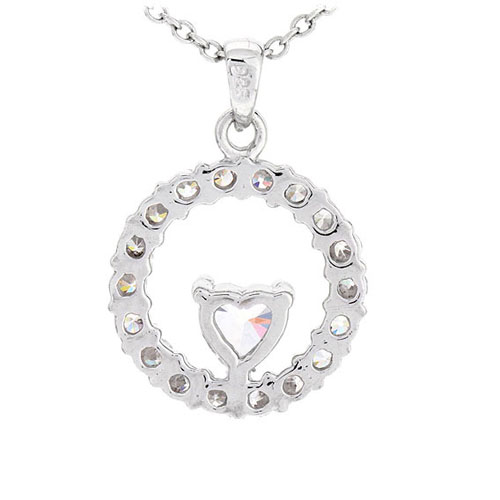 pendentif femme argent zirconium 8300506 pic3