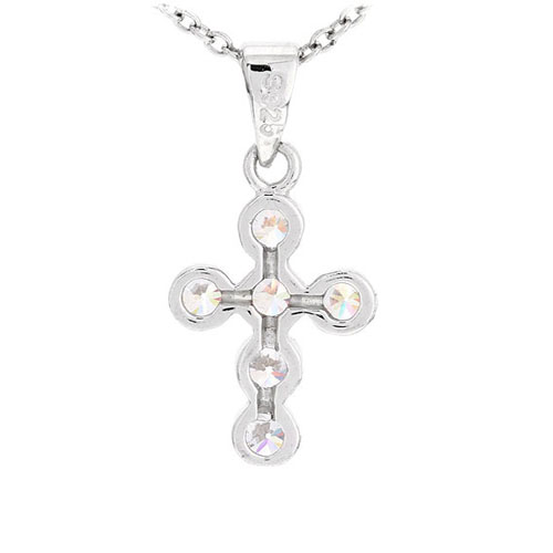 pendentif femme argent zirconium 8300507 pic3