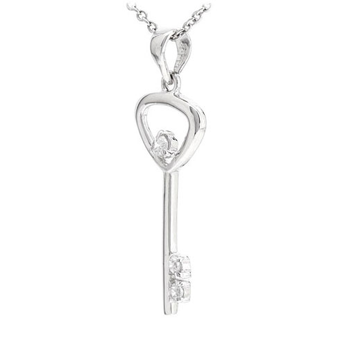 pendentif femme argent zirconium 8300520 pic2