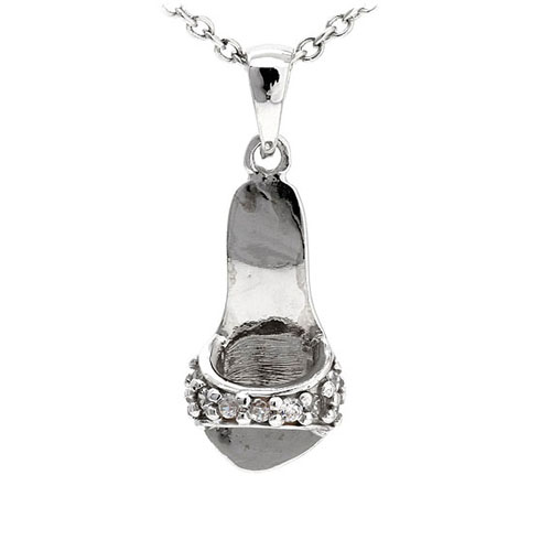 pendentif femme argent zirconium 8300521