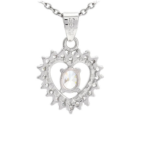 pendentif femme argent zirconium 8300528 pic3