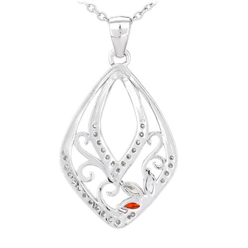 pendentif femme argent zirconium 8300538 pic3