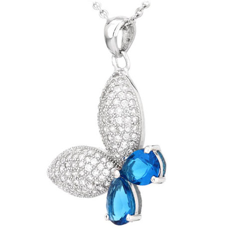pendentif femme argent zirconium 8300541 pic2