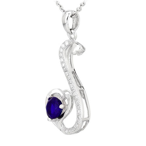pendentif femme argent zirconium 8300543 pic2