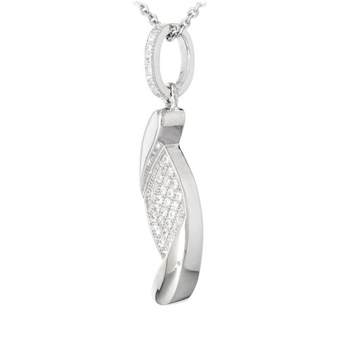 pendentif femme argent zirconium 8300548 pic2