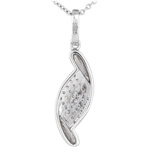 pendentif femme argent zirconium 8300548 pic3