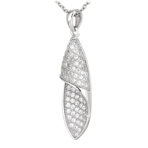 pendentif femme argent zirconium 8300549 pic2