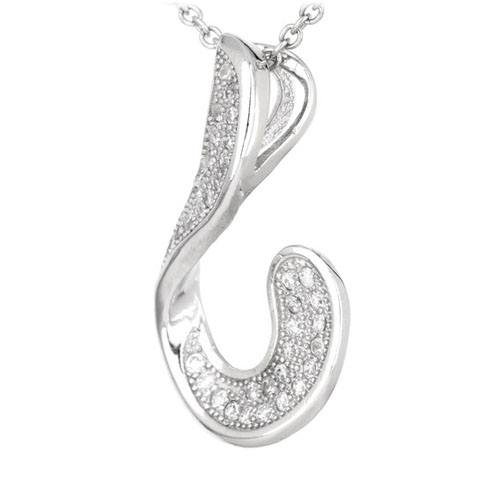 pendentif femme argent zirconium 8300553 pic2