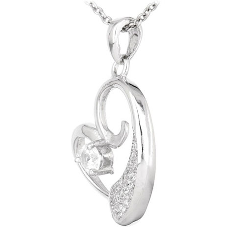 pendentif femme argent zirconium 8300554 pic2