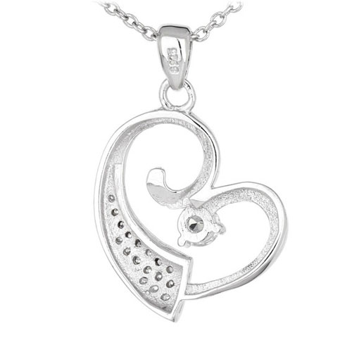 pendentif femme argent zirconium 8300554 pic3