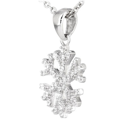 pendentif femme argent zirconium 8300555 pic2