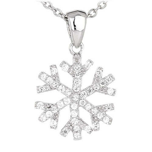 pendentif femme argent zirconium 8300555