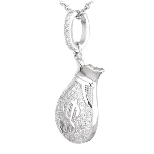 pendentif femme argent zirconium 8300567 pic2