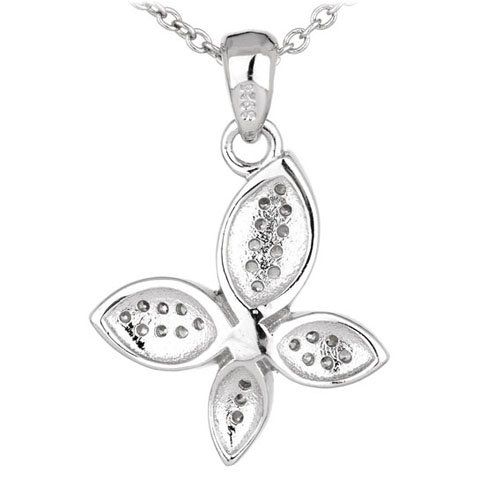 pendentif femme argent zirconium 8300571 pic3