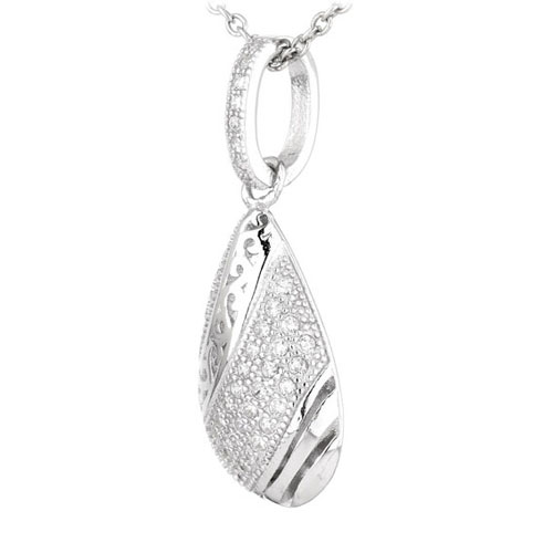 pendentif femme argent zirconium 8300574 pic2