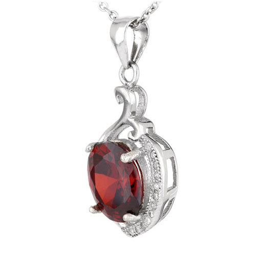 pendentif femme argent zirconium 8300580 pic2