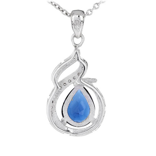 pendentif femme argent zirconium 8300582 pic3