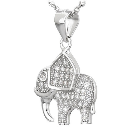 pendentif femme argent zirconium 8300589 pic2