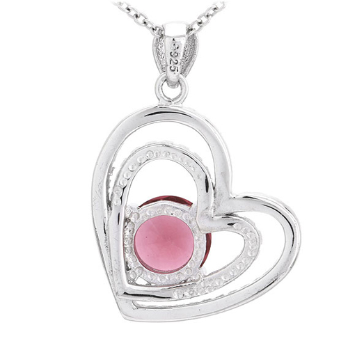 pendentif femme argent zirconium 8300595 pic3