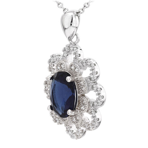 pendentif femme argent zirconium 8300596 pic2