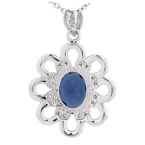 pendentif femme argent zirconium 8300596 pic3