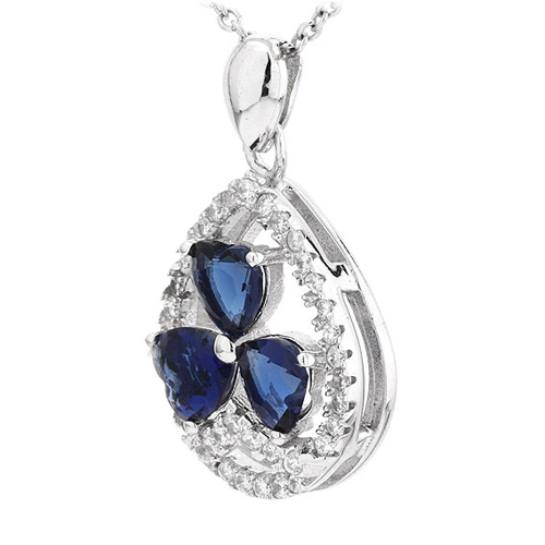pendentif femme argent zirconium 8300598 pic2