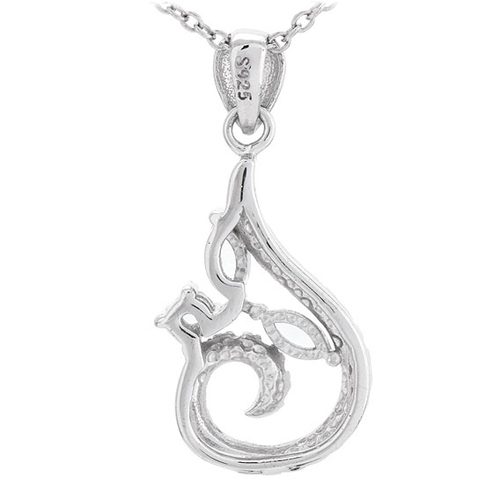 pendentif femme argent zirconium 8300599 pic3