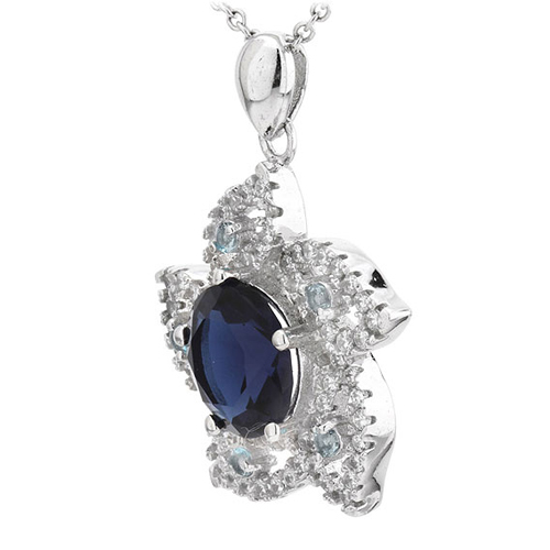 pendentif femme argent zirconium 8300601 pic2