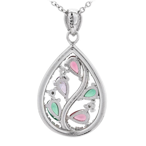 pendentif femme argent zirconium 8300602 pic3