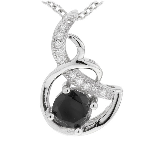 pendentif femme argent zirconium 8300604