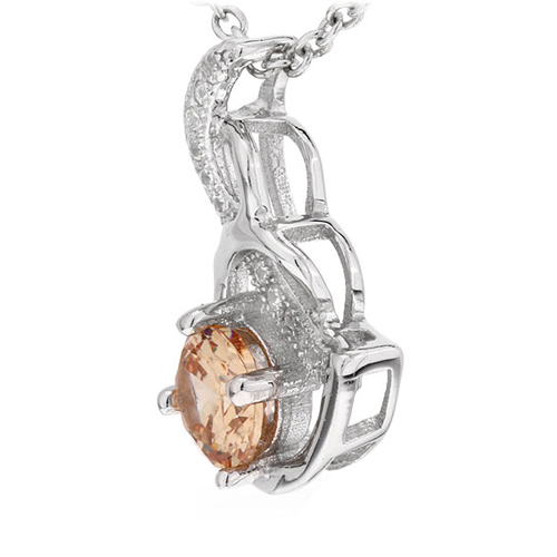 pendentif femme argent zirconium 8300606 pic2