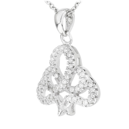 pendentif femme argent zirconium 8300653 pic2