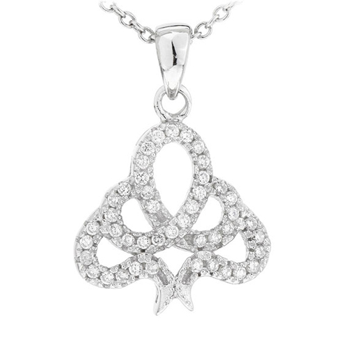 pendentif femme argent zirconium 8300653