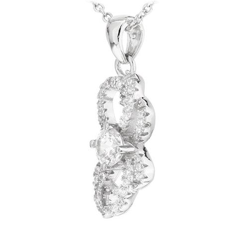 pendentif femme argent zirconium 8300660 pic2