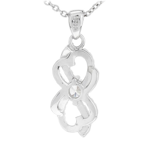 pendentif femme argent zirconium 8300660 pic3