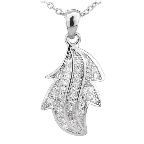 pendentif femme argent zirconium 8300662