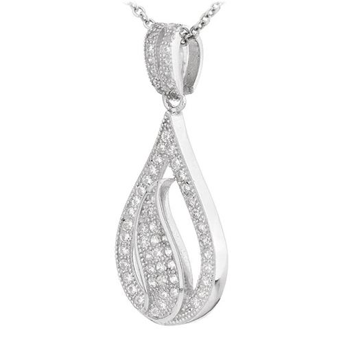 pendentif femme argent zirconium 8300674 pic2