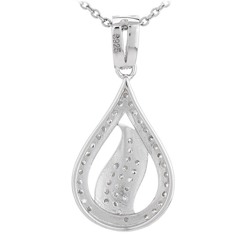 pendentif femme argent zirconium 8300674 pic3