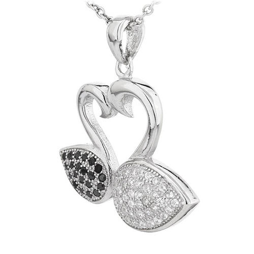 pendentif femme argent zirconium 8300678 pic2